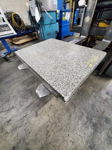 Used GRAY GRANITE SURFACE PLATE