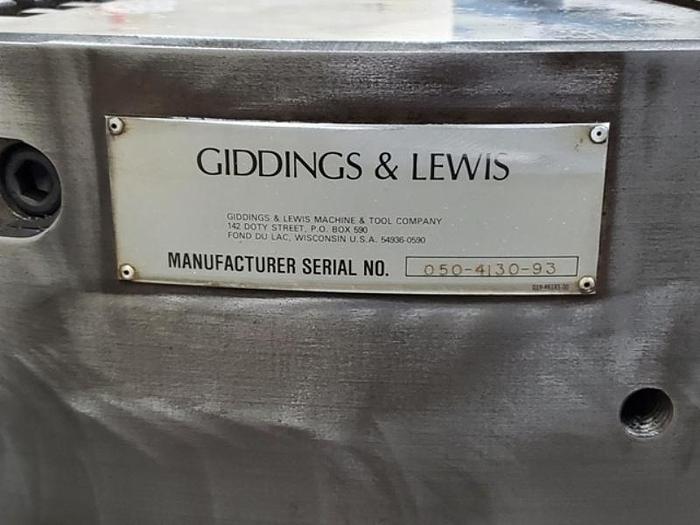 Used GIDDINGS & LEWIS 3-JAW MANUAL CHUCK