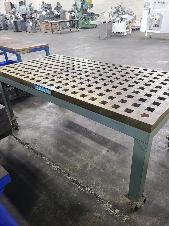 Used 72" X 36" WELDSALE WELDING TABLE