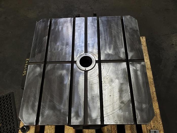 Used CINCINNATI GILBERT AIR LIFT ROTARY TABLE