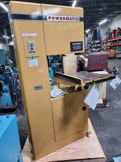 Used POWERMATIC VERTICAL BAND SAW