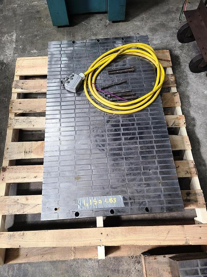Used O.S. WALKER ELECTROMAGNETIC CHUCKS WITH CONTROL