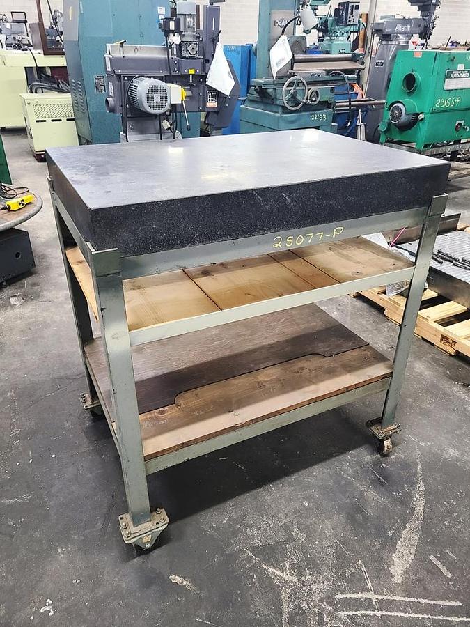 Used 36" X 24" BLACK GRANITE SURFACE PLATE