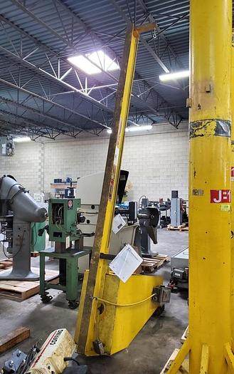 Used STEWART SYSTEM 1,250 LB. PEDESTAL JIB CRANE
