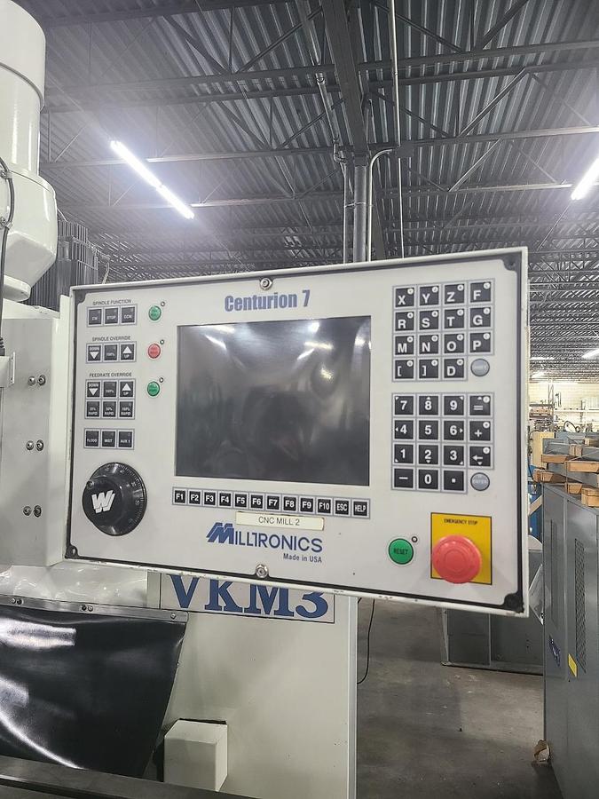 Used MILLTRONICS CNC KNEE MILL