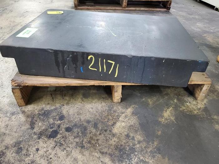 Used BLACK GRANITE SURFACE PLATE