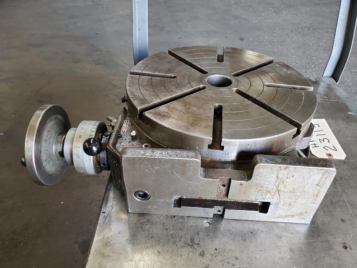 Used TROYKE MANUAL ROTARY TABLE