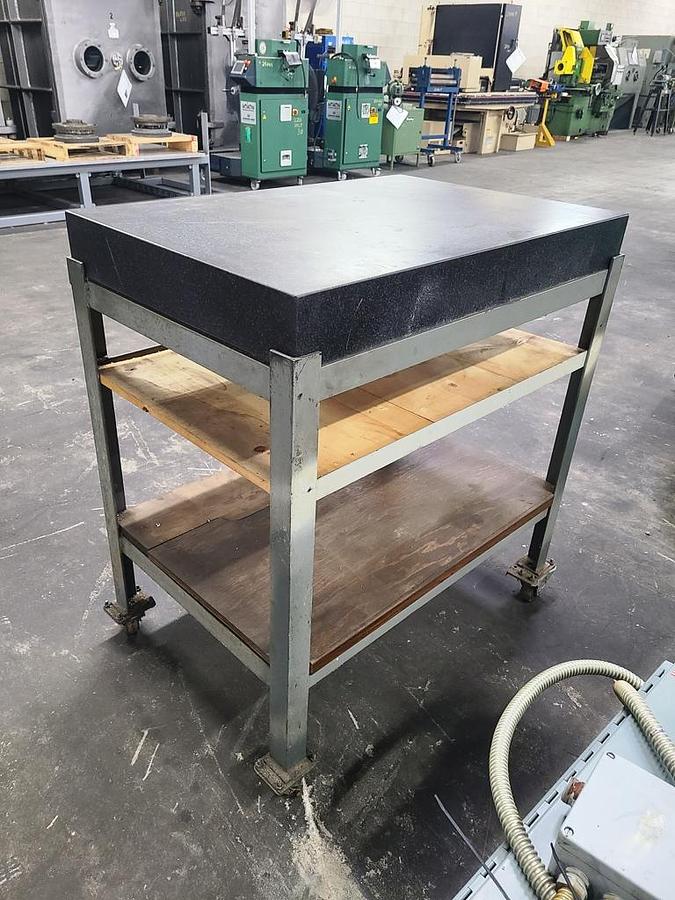 Used 36" X 24" BLACK GRANITE SURFACE PLATE