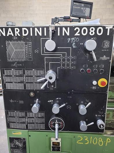 Used NARDINI GAP BED ENGINE LATHE