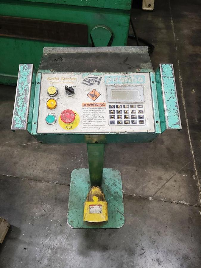 Used 12' X 175 TON PIRANHA HYDRAULIC PRESS BRAKE