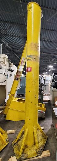 Used STEWART SYSTEM 1,250 LB. PEDESTAL JIB CRANE