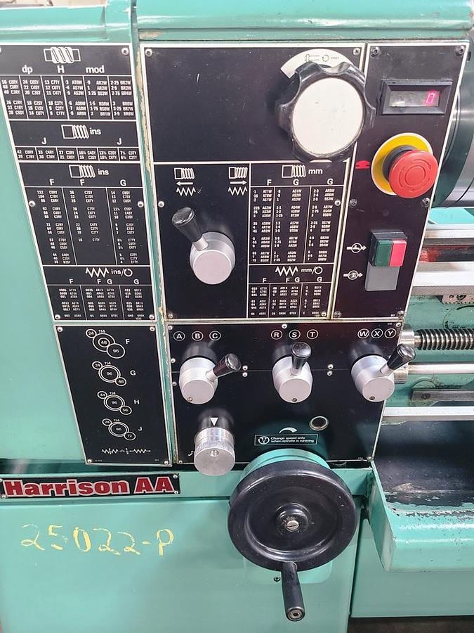 Used 13" x 25" HARRISON ENGINE LATHE