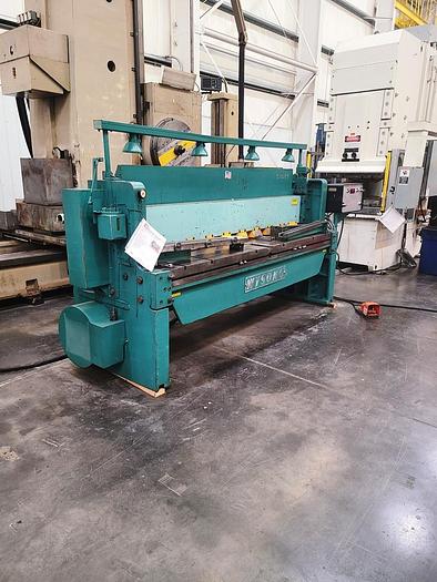 Used WYSONG MECHANICAL POWER SQUARING SHEAR