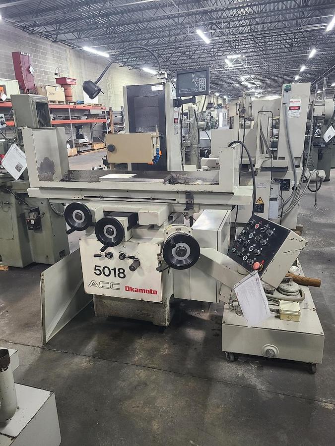 Used 8" X 20" OKAMOTO SURFACE GRINDER