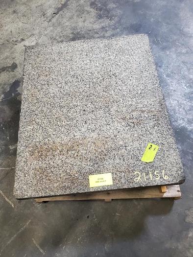 Used GRAY GRANITE SURFACE PLATE