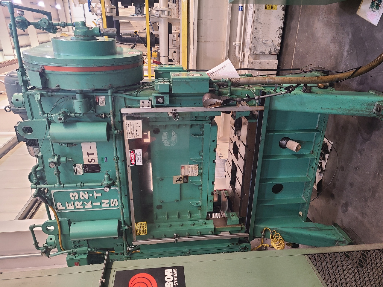Used 32 TON PERKINS STRAIGHT SIDE SINGLE CRANK PRESS