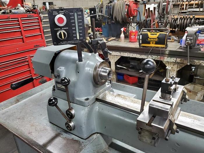 Used HARDINGE SECOND OPERATION LATHE for Sale at Hildebrand Machine...