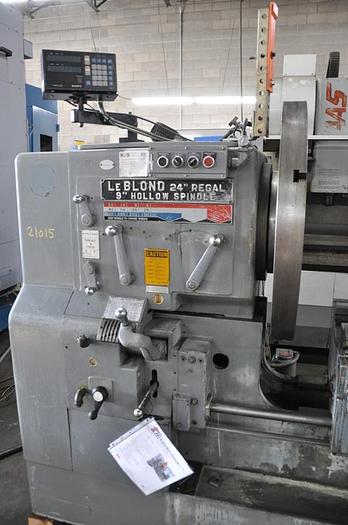 Used 24"/39" x 52"/84" LEBLOND REGAL SLIDING GAP BED LATHE