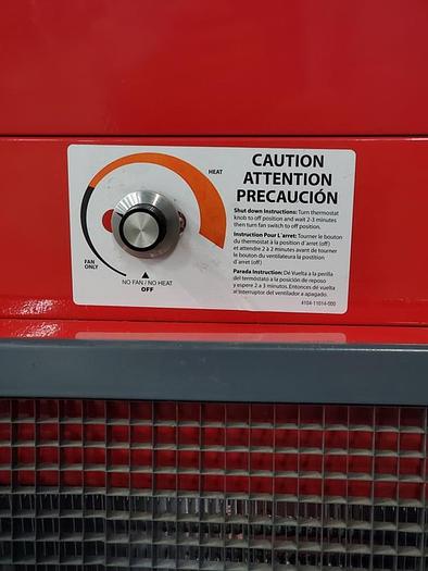 Used MARLEY PORTABLE ELECTRIC HEATER