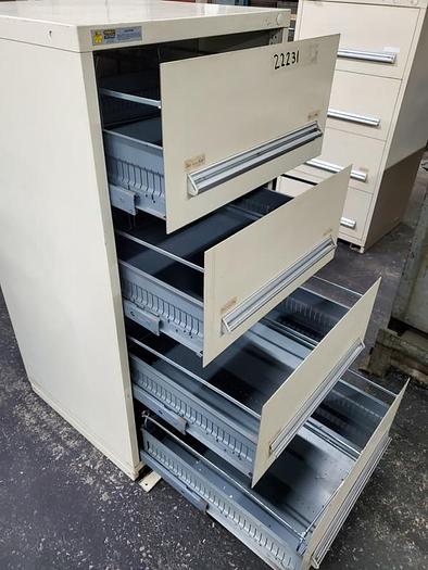 Used STANLEY VIDMAR 4 DRAWER CABINET