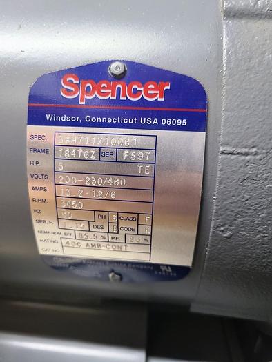 Used SPENCER VORTEX BLOWER