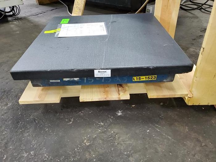 Used BLACK GRANITE SURFACE PLATE