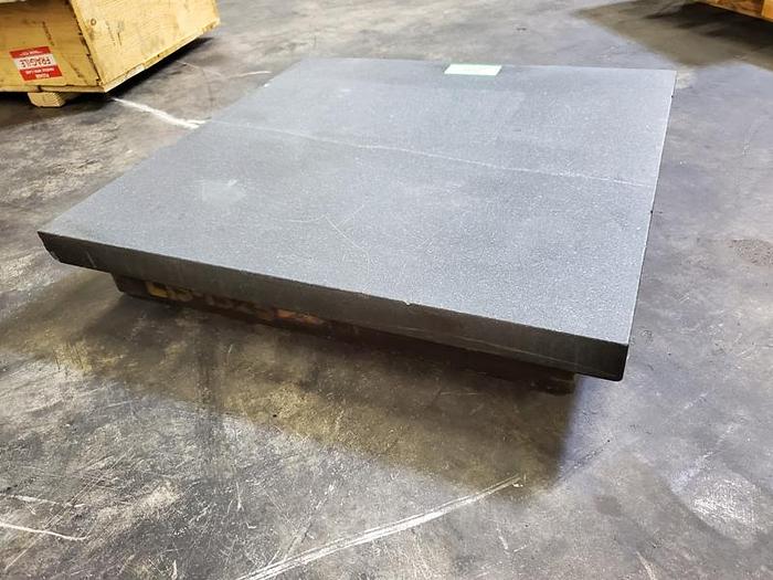 Used BLACK GRANITE SURFACE PLATE