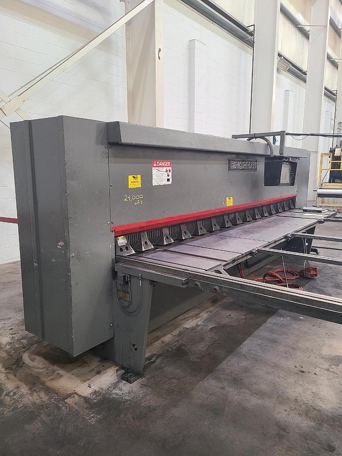Used 14' X 1/4" CINCINNATI HYDRAULIC SHEAR