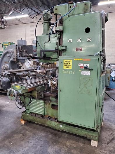 Used OKK BED TYPE VERTICAL MILL