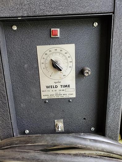 Used ALPHIL ROCKER ARM SPOT WELDER