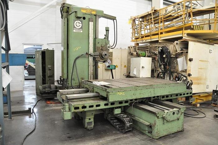 Used GIDDINGS & LEWIS TABLE TYPE HORIZONTAL BORING MILL