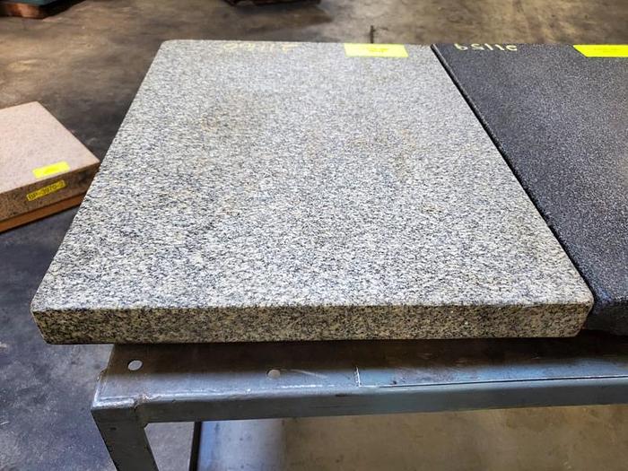 Used GRAY GRANITE SURFACE PLATE