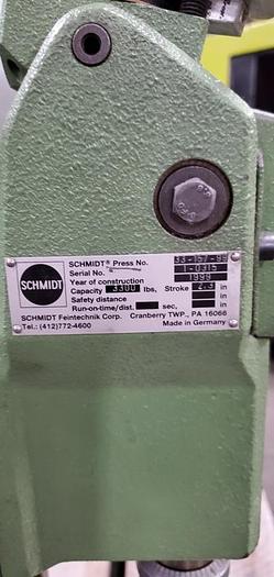 Used SCHMIDT AIR PRESS