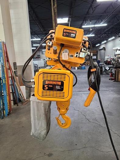 Used HARRINGTON ELECTRIC CHAIN HOIST