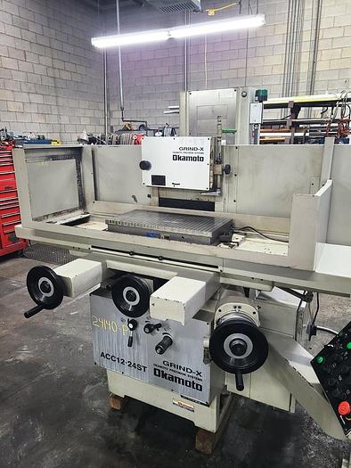 Used 12" X 24" OKAMOTO 3-AXIS HYDRAULIC SURFACE GRINDER