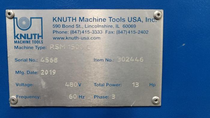 Used KNUTH CYLINDRICAL GRINDER