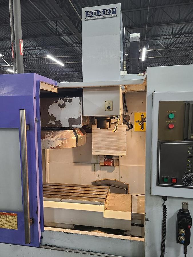 Used SHARP VERTICAL MACHINING CENTER