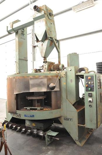 Used DISA GOFF ROTARY BLAST MACHINE