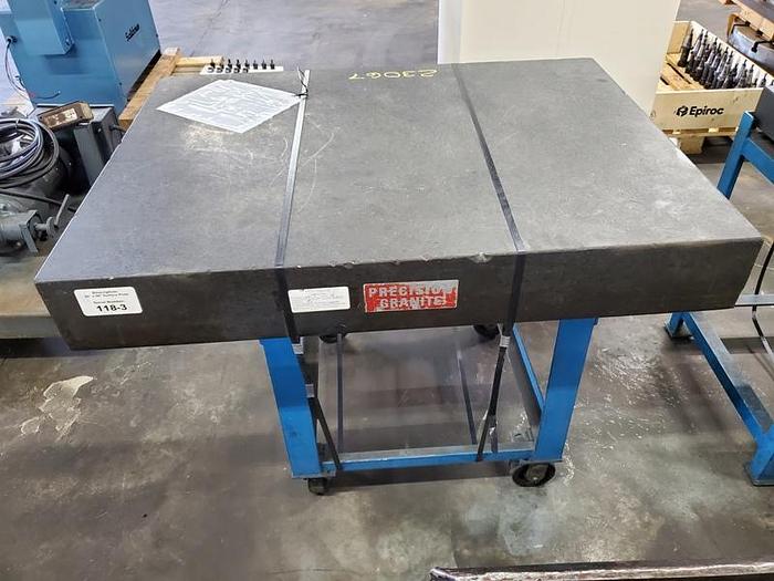 Used BLACK GRANITE SURFACE PLATE