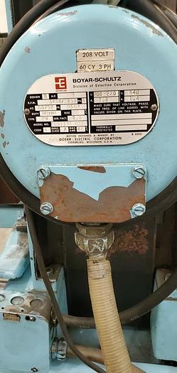 Used BOYAR SCHULTZ HAND FEED SURFACE GRINDER