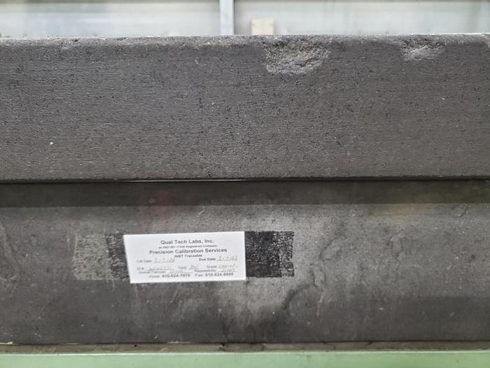 Used BLACK GRANITE SURFACE PLATE