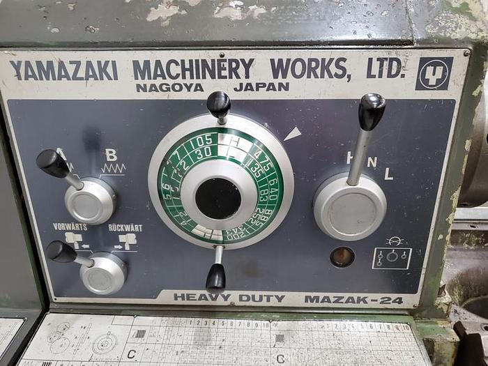 Used MAZAK GAP BED ENGINE LATHE