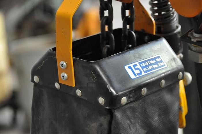 Used HARRINGTON AIR OPERATED CHAIN HOIST