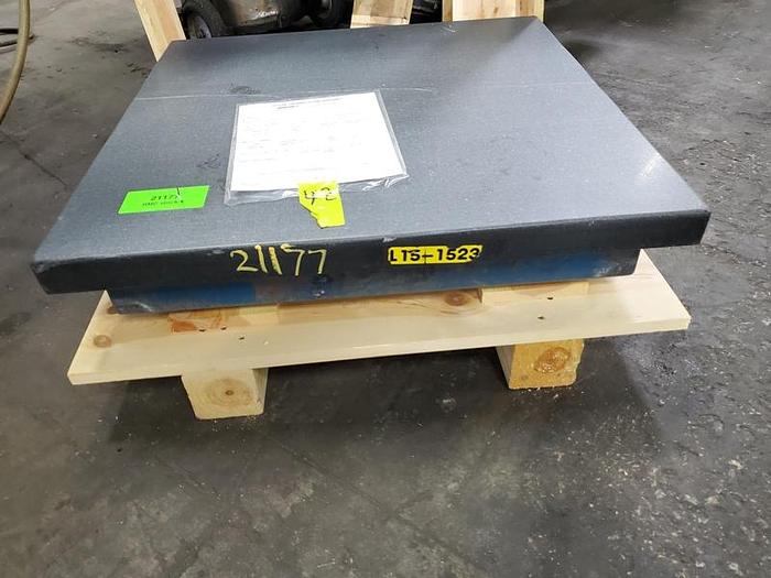 Used BLACK GRANITE SURFACE PLATE