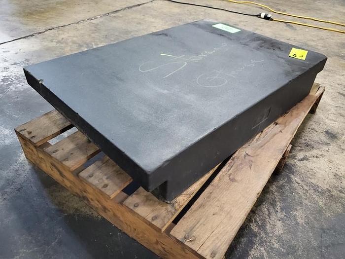 Used BLACK GRANITE SURFACE PLATE