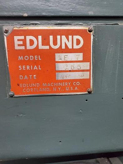 Used EDLUND SINGLE SPINDLE BENCH MODEL DRILL