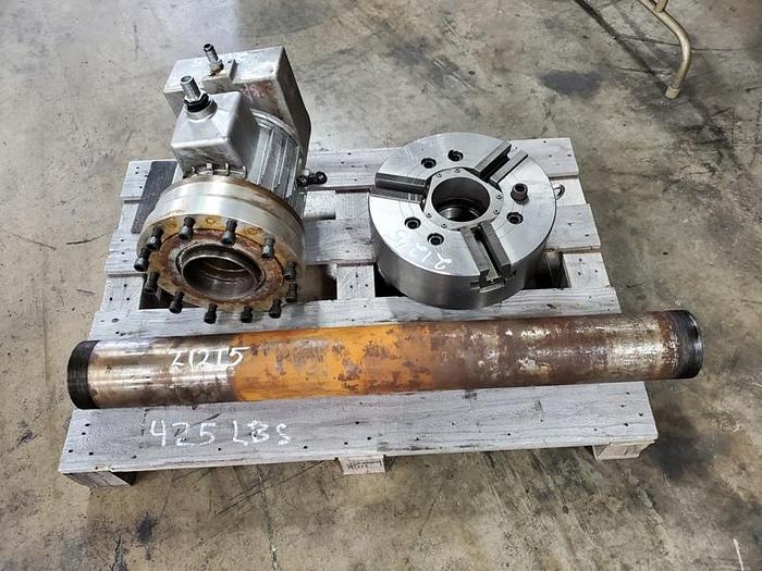 Used KITAGAWA 3 JAW HYDRAULIC LATHE CHUCK with ACTUATOR