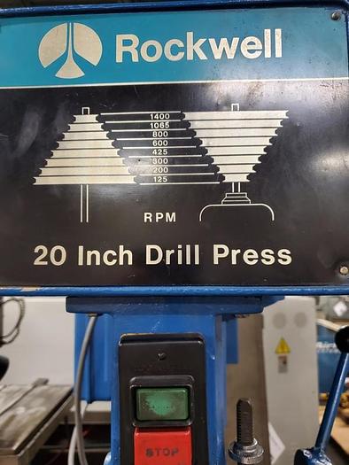 Used ROCKWELL SINGLE SPINDLE DRILL
