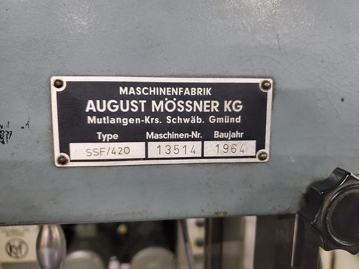 Used MOSSNER REKORD VERTICAL BAND SAW