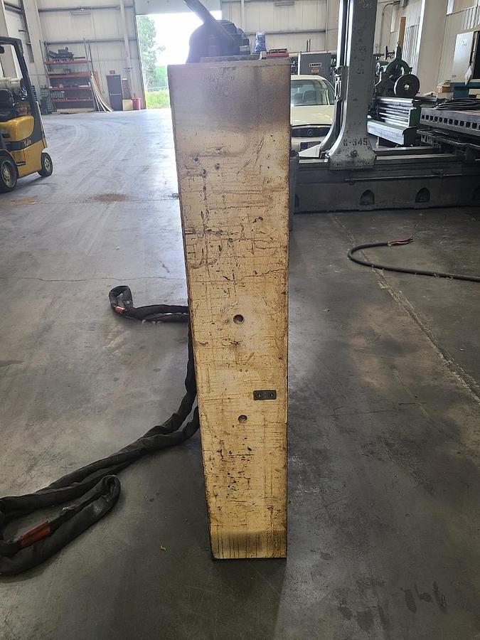 Used T-SLOTTED BOLSTER PLATE